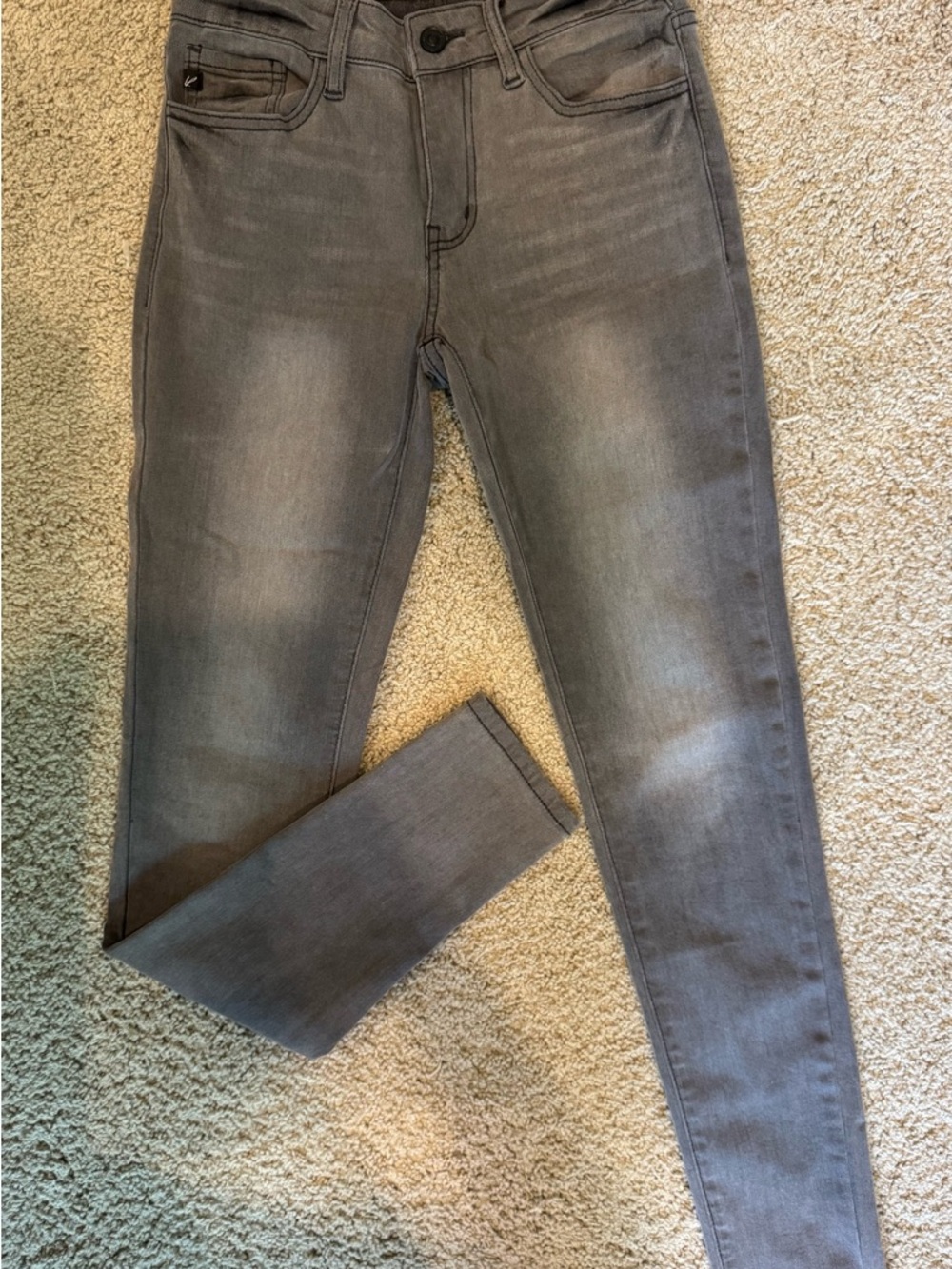 KanCan Grey Skinny Jeans - Faded Wash